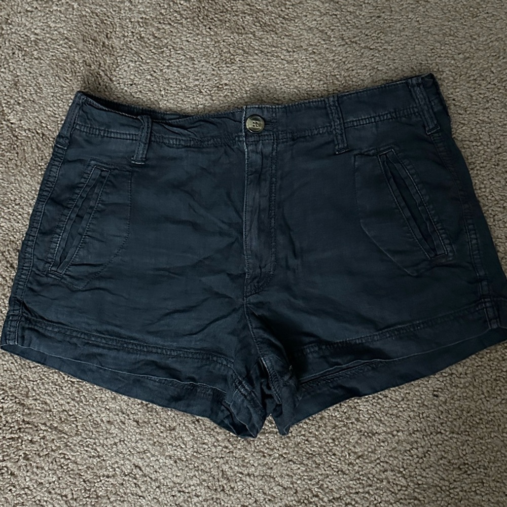 American Eagle Black Cargo Shorts, Size 10